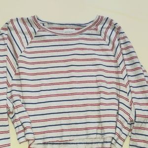 A striped American eagle sized xxL crop top